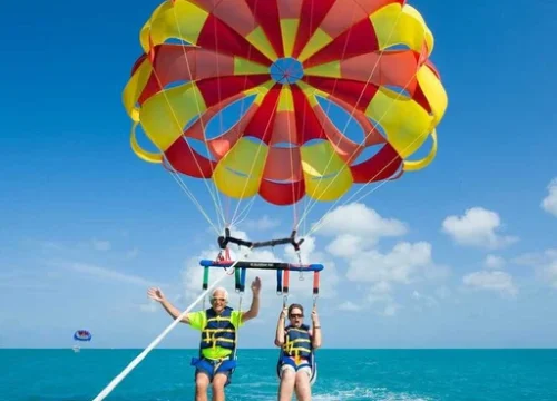 Parachute ascensionnel pour deux personnes